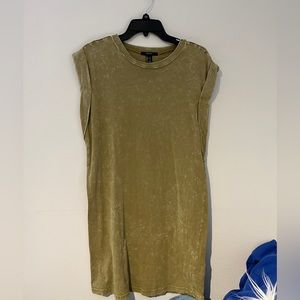 Forever 21 Acid Wash Tunic Tshirt Dress